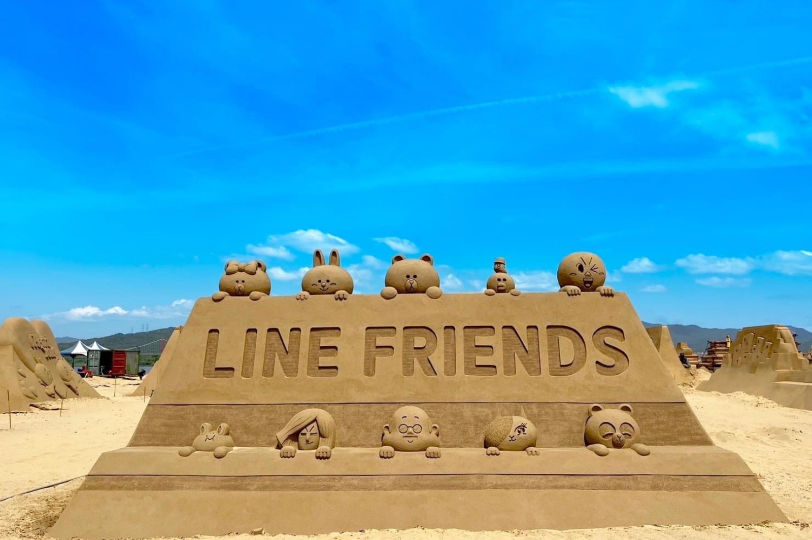 2024福隆沙雕藝術季「LINE FRIENDS夏日明星派對」