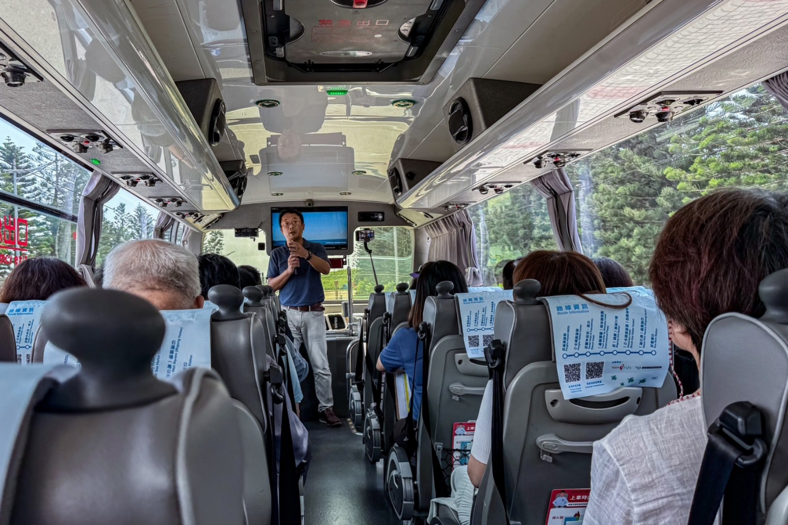 澎湖 台灣好行-澎湖空港快線 車內空間