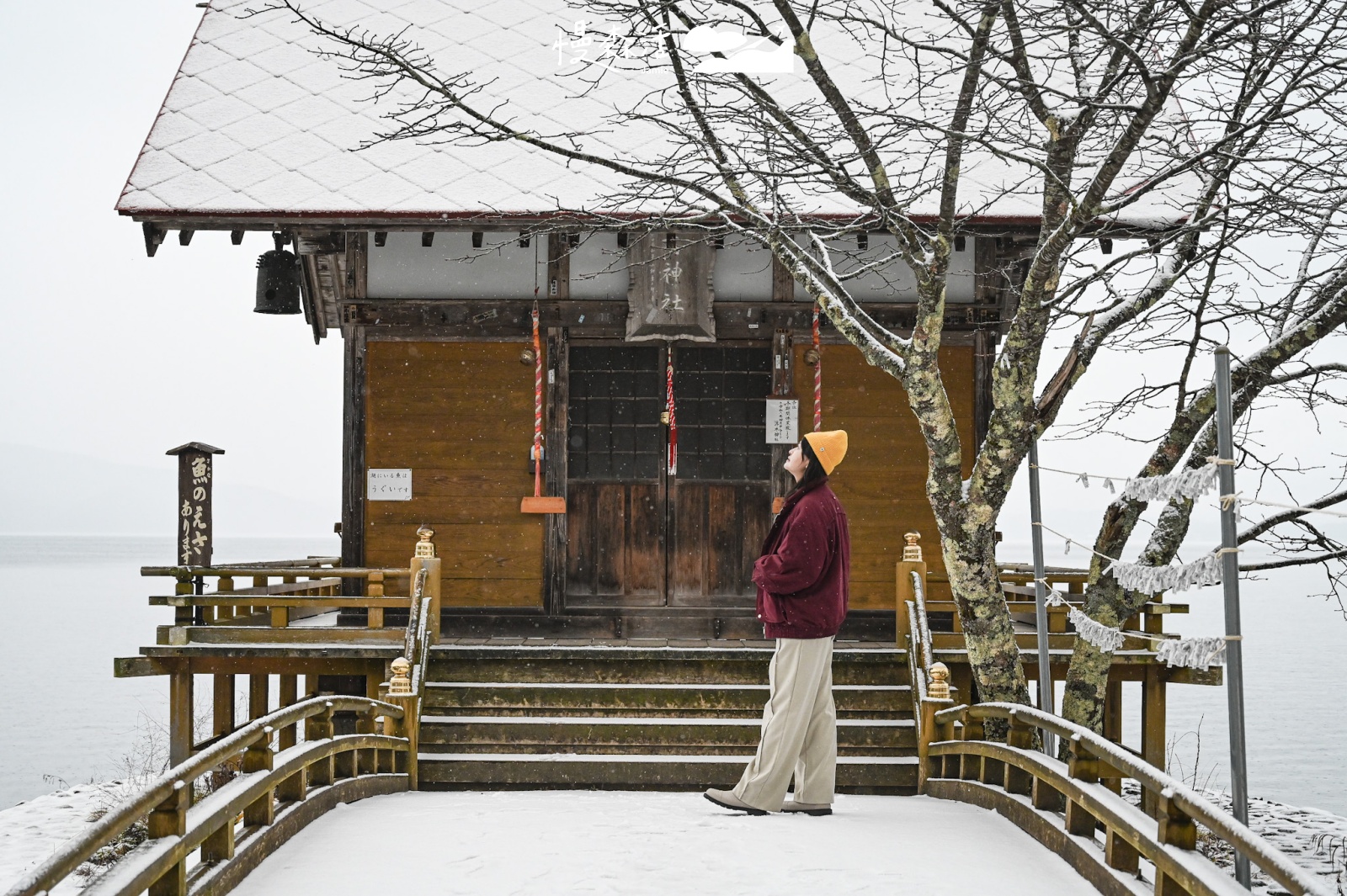 日本東北地區 秋田県 田澤湖 浮木神社