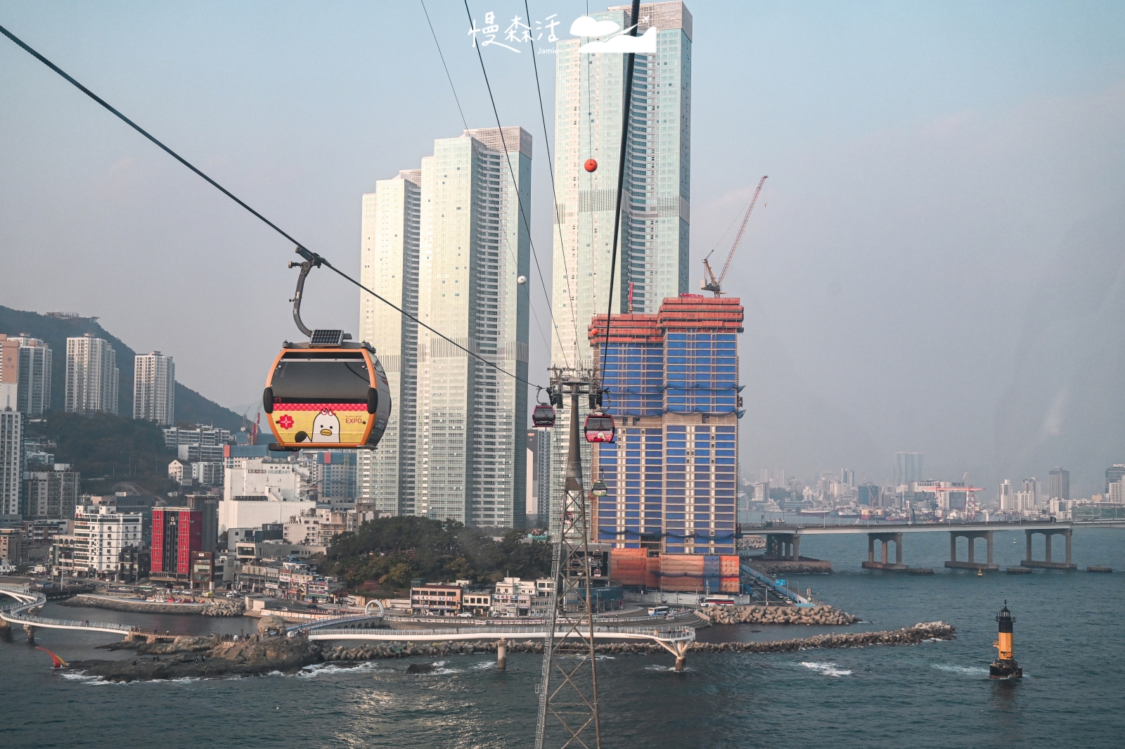 釜山「松島海上纜車」水晶車廂瀏覽絕美海景，市容周邊景點