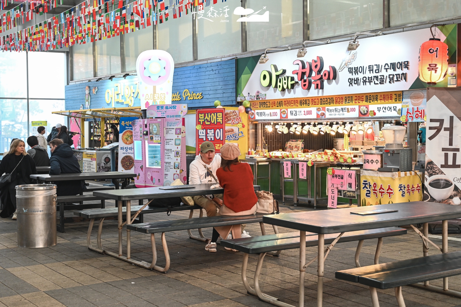 韓國釜山松島海上纜車 松島Sky Park站外小吃店